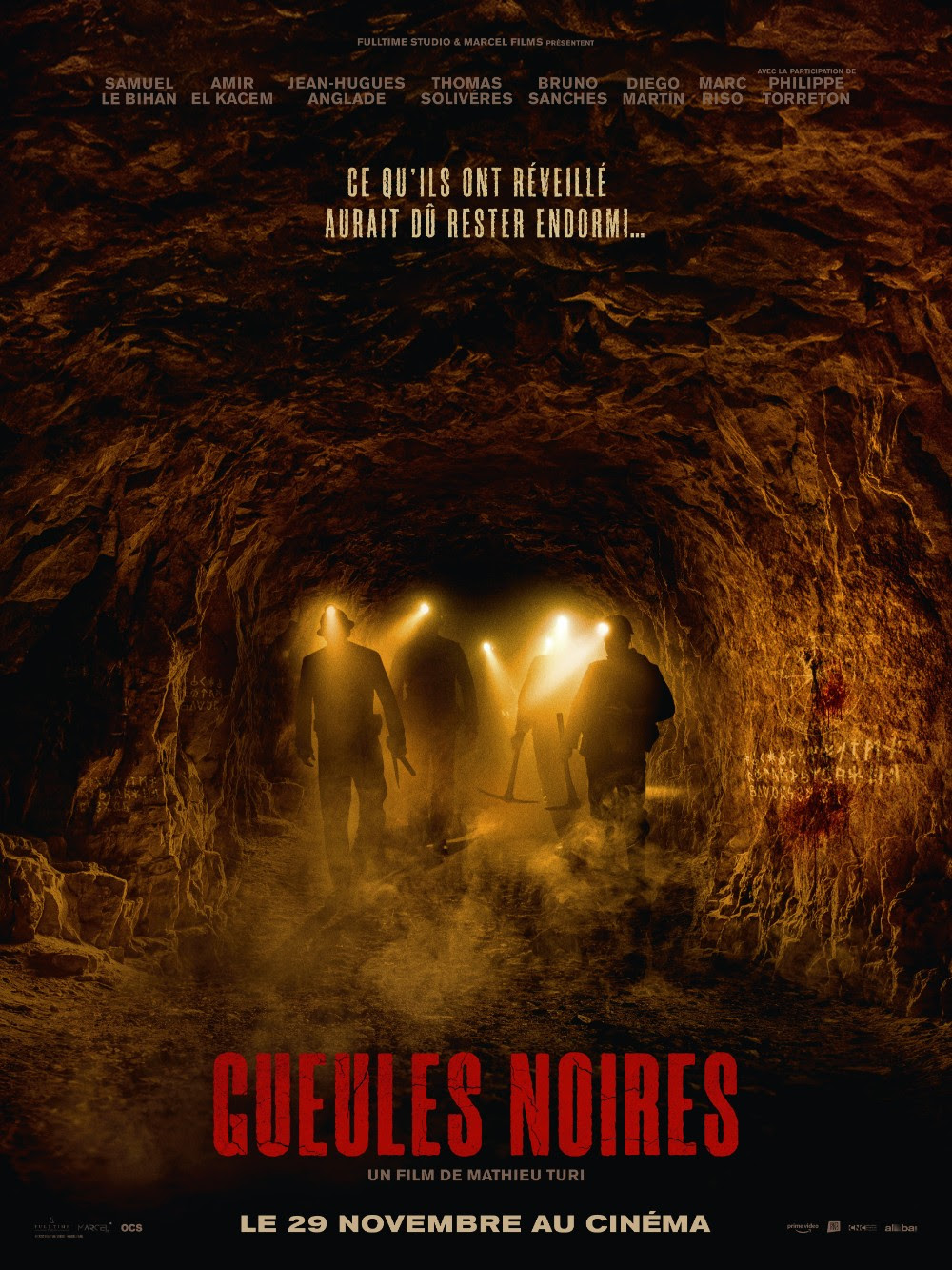 Le teaser de Gueules Noires, un film ou des mineurs réveillent au fond d'une mine quelque chose qui aurait dû resté oublié.